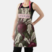 Personalized Vintage Beetroot Garden Art Design Schürze (InSitu)
