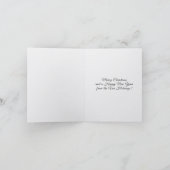 Personalized Vintage Christmas/New Year Card (Innenseite)