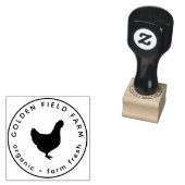 Personalized Vintage Family Chicken Egg Gummistempel (Stempel)