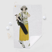Personalized Vintage Fashion Golf Towel Golfhandtuch (Insitu)