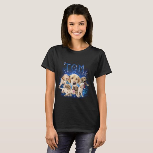Personalized Vintage Pet T-shirt (Vorne ganz)