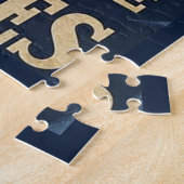 Personalized Vintage Retro Motorcycle Racing Art Puzzle (Seite)