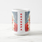 Personalized Vintage Santa Claus Christmas Kaffeetasse (Mittel)