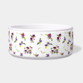 Personalized Violet Purple Floral Napf (Links)