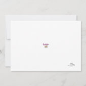 PERSONALIZED VIP PHOTO INVITATION FOR GIRLS ANKÜNDIGUNG (Rückseite)