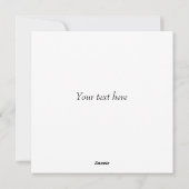 Personalized volcano card feiertagskarte (Rückseite)