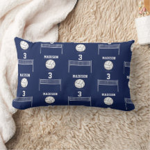 Personalized Volleyball Ball & Net Pattern