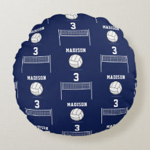 Personalized Volleyball Ball & Net Pattern