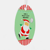 Personalized Volleyball Metal Ornament (Vorderseite Rechts)