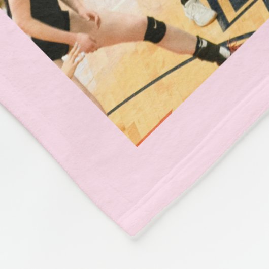 Personalized Volleyball Senior Night Keepsake Fleecedecke (Ecke)