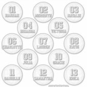 personalized volleyball stickers for 13 girls boys aufkleber (Vorderseite)