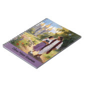 Personalized Walk with Him Christian LDS Journal Notizblock (Linke Seite)