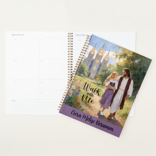Personalized 'Walk with Me' Christian LDS Planner2 Planer (Anzeige)