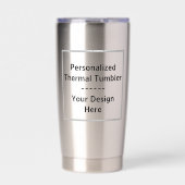 Personalized Water Bottle – Custom Design Thermobecher (Vorderseite)