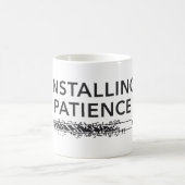 personalized water bottle, installing patience kaffeetasse (Mittel)