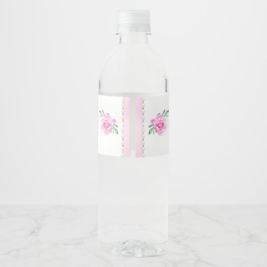 Personalized Water Bottle Labels for Birthday, ANY Wasserflaschenetikett (Rückseite)