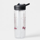 Personalized Water Bottle Ruby Ruffle #1 Trinkflasche (Links)