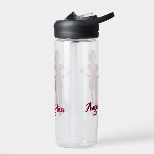 Personalized Water Bottle Ruby Ruffle #1 Trinkflasche (Links)