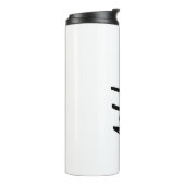 Personalized Water Bottle with Straw – Custom Name Thermosbecher (Nach links gedreht)