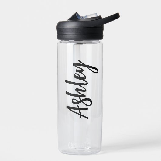 Personalized Water Bottle with Straw – Custom Name Trinkflasche (Links)