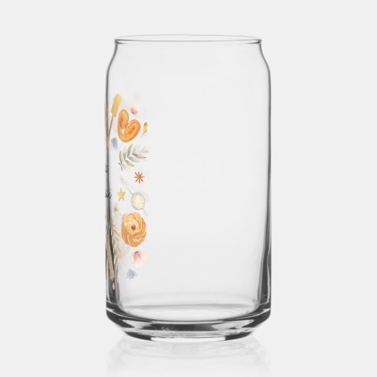 Personalized Watercolor Baking Pastry Chef Dosenglas (Links)