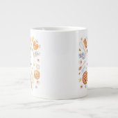 Personalized Watercolor Baking Pastry Chef Jumbo-Tasse (Vorderseite)