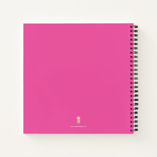 Personalized Watercolor Bunny Rabbit Journal Notizblock (Rückseite)