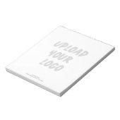 Personalized Watermark Logo Notizblock (Rotiert)