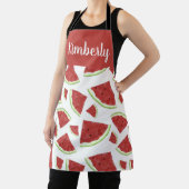 Personalized Watermelon Pattern Gift – Custom Name Schürze (InSitu)