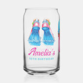 Personalized Waterpark Birthday Dosenglas (Vorderseite)