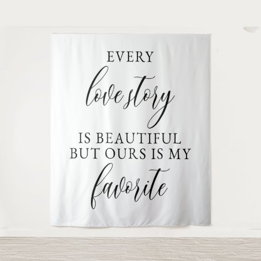 Personalized Wedding Backdrop Banner  Wandteppich (Vorderseite)