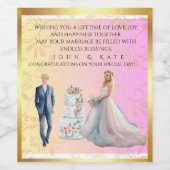 Personalized Wedding Bottle Labels: Make Your Day Weinetikett (Einzelnes Label)