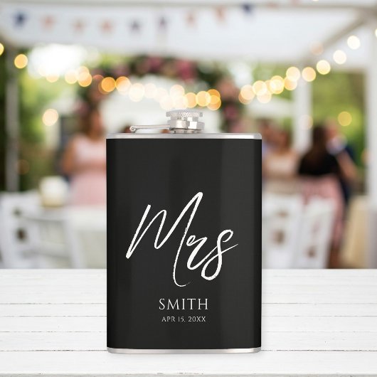 Personalized Wedding Bottle | Mr. and Mrs.  Flachmann