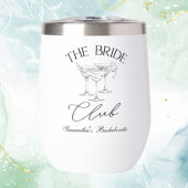 Personalized Wedding Bride Thermal Wine Tumbler