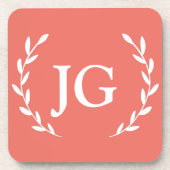 Personalized wedding coasters, Custom coaster gift Getränkeuntersetzer (Vorderseite)