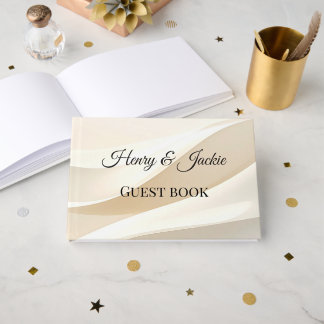 Personalized Wedding Guest Book Gästebuch