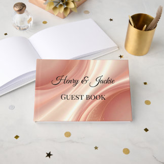 Personalized Wedding Guest Book Gästebuch
