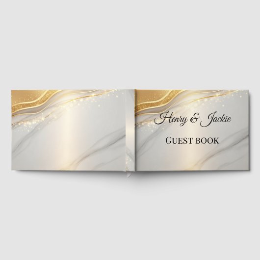 Personalized Wedding Guest Book Gästebuch (Voll)