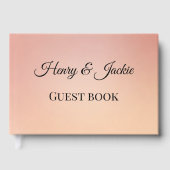 Personalized Wedding Guest Book Gästebuch (Vorderseite)