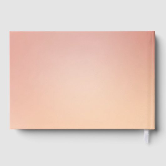 Personalized Wedding Guest Book Gästebuch (Rückseite)