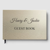 Personalized Wedding Guest Book Gästebuch (Vorderseite)
