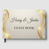 Personalized Wedding Guest Book Gästebuch (Vorderseite)