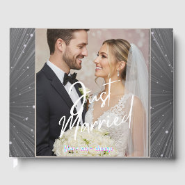  Personalized Wedding Guest Book with Couple Photo Gästebuch