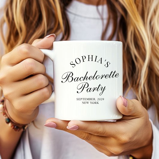 Personalized wedding keepsake mug for bridesmaids kaffeetasse