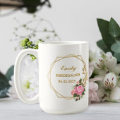 personalized wedding mug - gift for bridesmaid kaffeetasse