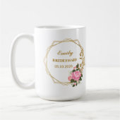 personalized wedding mug - gift for bridesmaid kaffeetasse (Links)