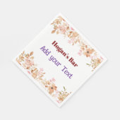 Personalized Wedding Napkins | Elegant Event Cockt Serviette (Ecke)