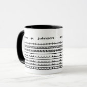 Personalized Wedding Officiant Gift Hidden Message Tasse (Vorderseite Links)