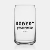 Personalized Wedding Party Bachelor Party Dosenglas (Vorderseite)