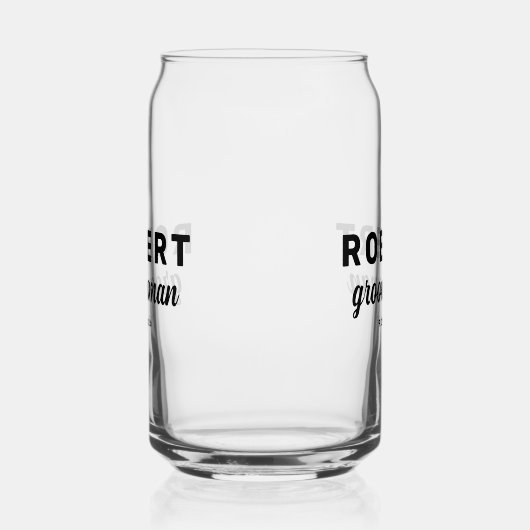 Personalized Wedding Party Bachelor Party Dosenglas (Links)